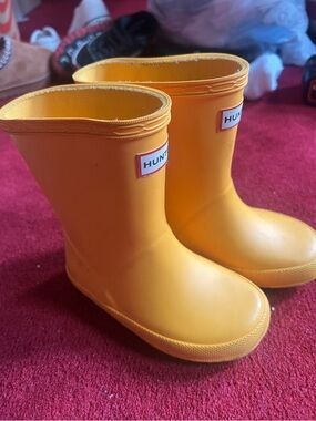 Hunter Yellow Rain Boots